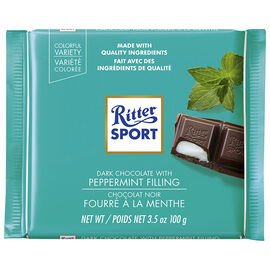 Ritter Sport Peppermint 12/100g - Chocolate and Chocolate Bars -  - Tevan Enterprises - Canadian Wholesale Confections