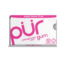PUR gum pomegranate mint 12pc 12's, Gum, Pur Gum, [variant_title] - Tevan Enterprises