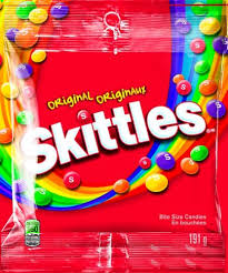 Skittles Original peg bag 12/191g - Candy -  - Tevan Enterprises - Canadian Wholesale Confections