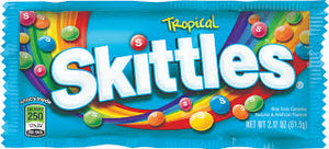 Skittles Tangy Tropical 61g x 36's, Candy, Wrigley, [variant_title] - Tevan Enterprises