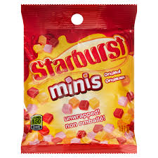 Starburst Minis Original peg bag 12/191g - Candy -  - Tevan Enterprises - Canadian Wholesale Confections