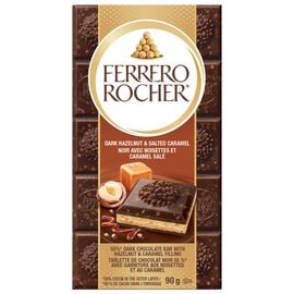 Ferrero Rocher Hazelnut/Salted Caramel Family Bar 8/90g - Chocolate and Chocolate Bars -  - Tevan Enterprises - Canadian Wholesale Confections