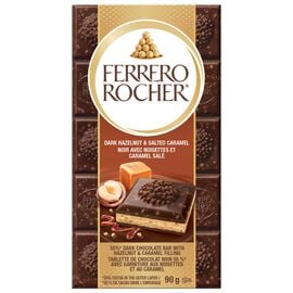 Ferrero Rocher Hazelnut/Salted Caramel Family Bar 8/90g