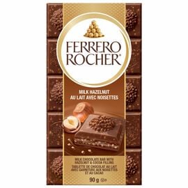 Ferrero Rocher Hazelnut/Milk Chocolate Family Bar 8/90g - Chocolate and Chocolate Bars -  - Tevan Enterprises - Canadian Wholesale Confections