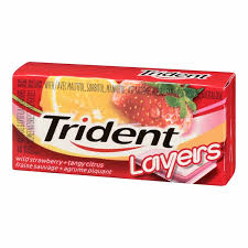 Trident Layers Strawberry Citrus 12/12, Gum, Mondelez (Cadbury), [variant_title] - Tevan Enterprises