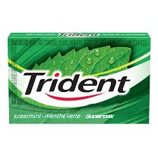 Trident Superpak Spearmint 12/14pc - Gum -  - Tevan Enterprises - Canadian Wholesale Confections