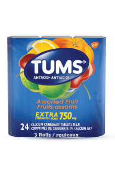 Tums extra strength assorted fruit. 3 rolls x 12 per box, Antacid, Tevan Enterprises Ltd., [variant_title] - Tevan Enterprises