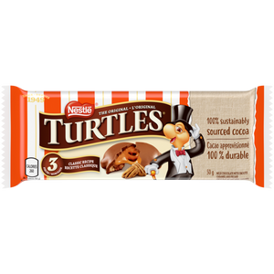 Turtles 3 Piece 50g 24's, Chocolate and Chocolate Bars, Nestle, [variant_title] - Tevan Enterprises