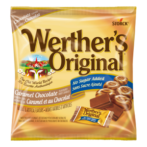 Werther's Original Caramel Chocolate No Sugar Added 12/60g