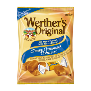 Werther's Original Chewy Caramel No Sugar Added 12/60g