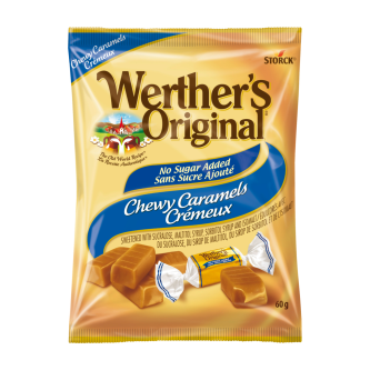 Werther's Original Chewy Caramel No Sugar Added 12/60g